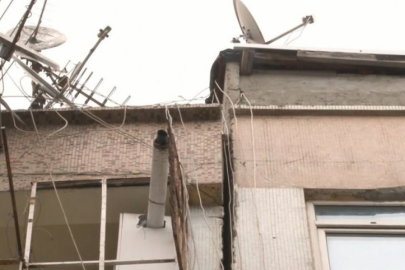 Depremde hasar alan binalar boşaltıldı