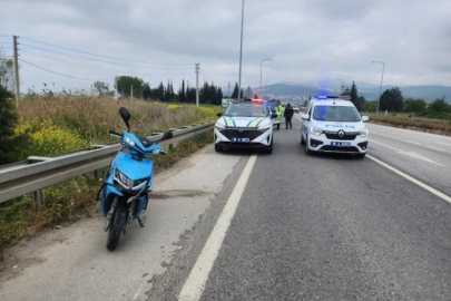 Bursa'da köpeğe çarptı: Hastanelik oldu!