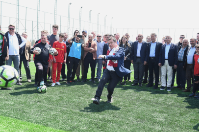 Amatör futbol camiası bir tesis daha kazandı