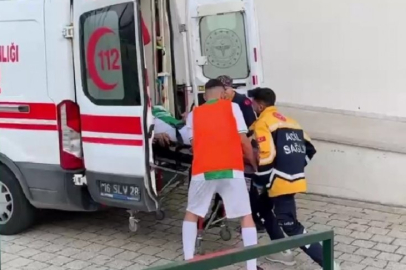 Bursa Amatör maçında akıllara durgunluk veren olay!