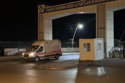 KYK yurdunda zehirlenme vakası! 53 öğrenci hastaneye kaldırıldı