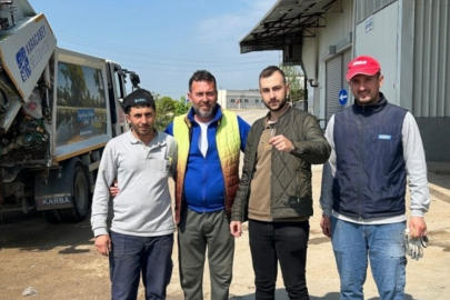 Bursa'da temizlik işçilerinden alkışlanıcak hareket!