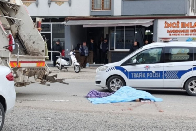 Yaşlı adam çöp kamyonunun altında can verdi