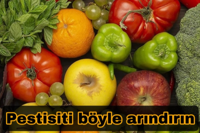 5 dakikada pestisit temizliği: Bu yöntemle %100 arınıyor...