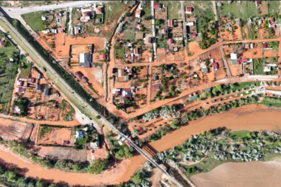 Bir şehir sele teslim...