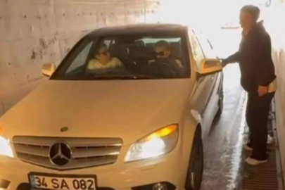 Yalova'da alt geçitte yol verme tartışması: Kadın sürücü trafiği kilitledi