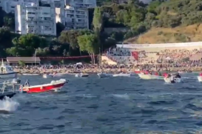 Gemlik'te onlarca tekne 19 Mayıs'ı kutladı