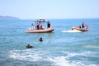 Ordu'da denizde boğulma tehlikesi geçiren 3 lise öğrencisinden 1'i öldü