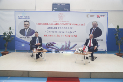 “100 Okul 100 Akademisyen Projesi”nin İlki Nilüfer Borsa İstanbul Fen Lisesi Gerçekleştirildi