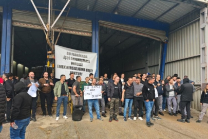 Bursa'daki dev fabrikada işçiler şalter indirdi!