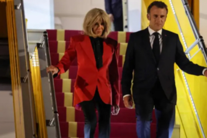 Eşinden tokat yiyen Macron'dan ilk açıklama