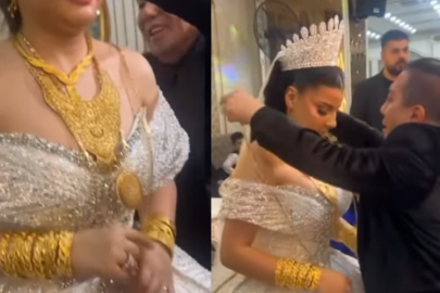 Gelinine kilolarca altın takan fenomen tepkilerin odağında: 'Bu paranın kaynağı ne?'