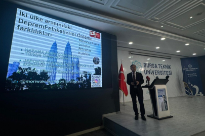 Japon deprem uzmanı Bursa'da konuştu!