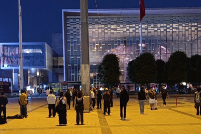 Taksim Meydanı'nda Gezi olayları yıl dönümünde 'duran adam' eylemi