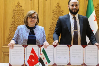 Gaziantep Büyükşehir Belediye Başkanı Fatma Şahin Halep'te