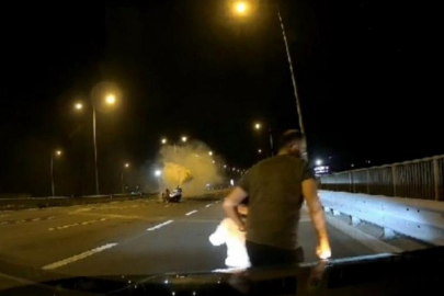 Sakarya'da korkunç kaza: 9 yaşındaki çocuk yola savruldu