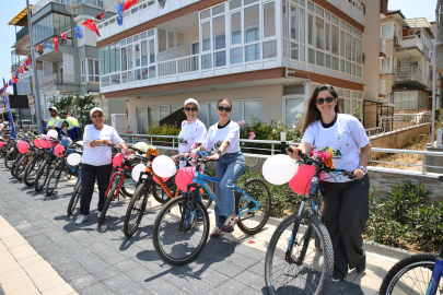 ‘Süslü Bisikletler’ ile temiz çevreye dikkat çekildi
