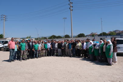 Nilüfer Belediyesi çalışanları bayramlaştı