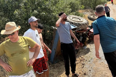 Şanlıurfa'da traktör devrildi: 3 yaralı