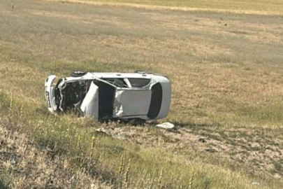 Aksaray'da düğün yolunda kaza