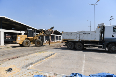 Kurban pazarları temizlenerek dezenfekte edildi