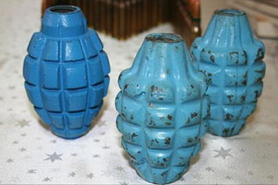 Ardahan'da kazı çalışmalarında bulunan el bombası imha edildi