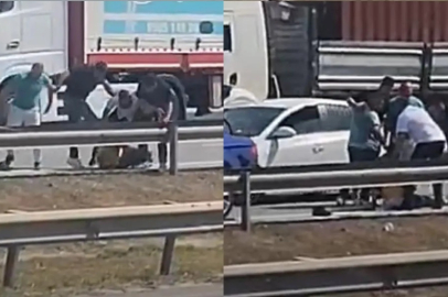 Mersin-Adana otoyolunda çıkan kavgada sürücü dayaktan bayıldı