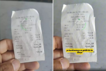 Hesabını görünce şok oldu!