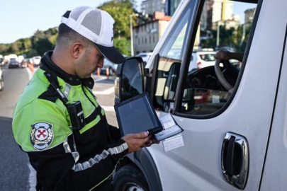 Son bir haftada 3,6 milyon araç denetlendi