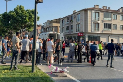 Bursa'da yürek sızlatan kaza! Anne ile çocuğa...