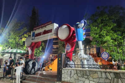 Bursa'da o park artık ışıl ışıl!