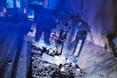 Bursa'da panik anları! Ters döndüler