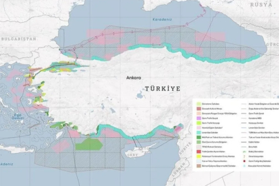 Türkiye Deniz Mekansal Planlaması Haritası tescillendi