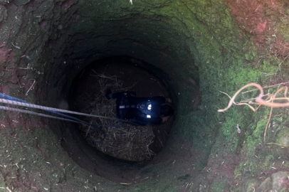 Kuyuya düştü: Ekipler seferber oldu