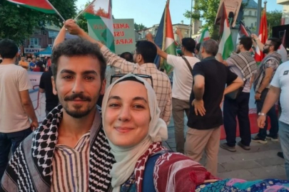 İsrail'den sınır dışı edilen Türk aktivist Şuayb Ordu Bursa'da konuştu