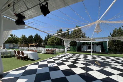 Bursa'da kır düğün salonlarına rağbet büyük!