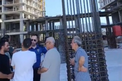 Bursa'da maaşlarını alamayan işçiler vince çıktı! Eylem saatlerdir sürüyor...