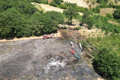 Bursa'da çıkan yangında anında müdahale!