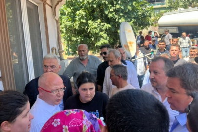 Bursa protokolü yangın bölgesine geldi!