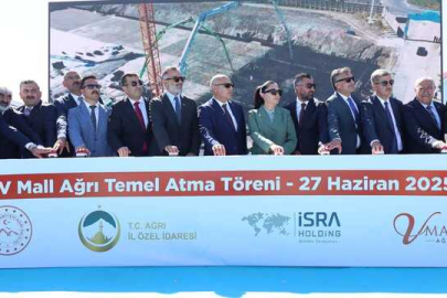 Ağrı’da hayata geçirilecek olan V Mall Ağrı Alışveriş ve Yaşam Merkezi projesinin temeli atıldı