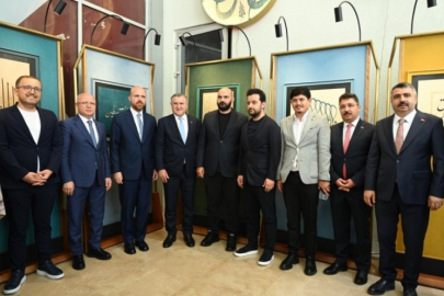 Bursa'da "Adil-i Mutlak" hat sergisi açıldı