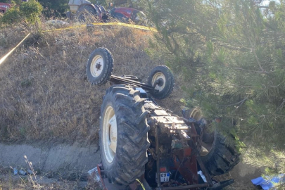 Traktörü 16 yaşındaki kızına verdi canından oldu