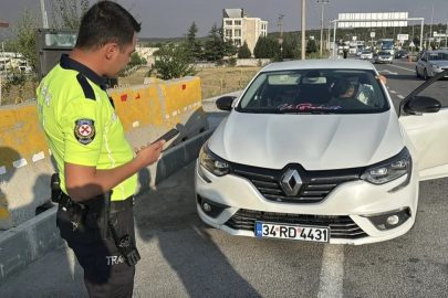 Kütahya'da usulsüz çakar lamba kullanımına 276 bin lira ceza