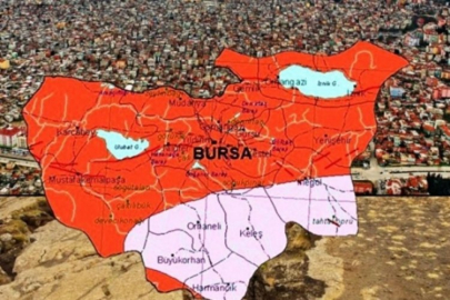 İşte Bursa'nın deprem haritası...