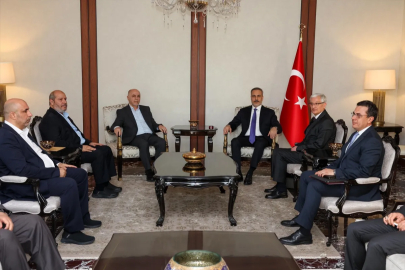 Dışişleri Bakanı Fidan, Hamas heyetiyle görüştü