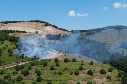 Bursa'daki yangına anında müdahale!