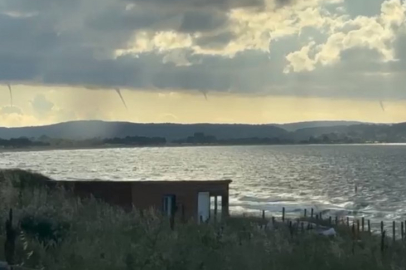 Denizde korkutan görüntü! Korku dolu anlar kamerada...