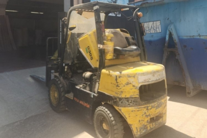Bursa'da forklift ile motosiklet feci şekilde çarpıştı...