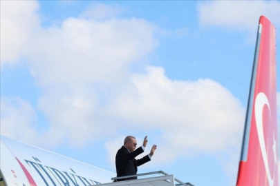 Cumhurbaşkanı Erdoğan, Azerbaycan'a gitti