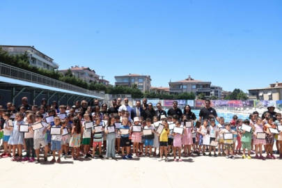 Yaz Spor Okulları'nda ilk dönem tamamlandı